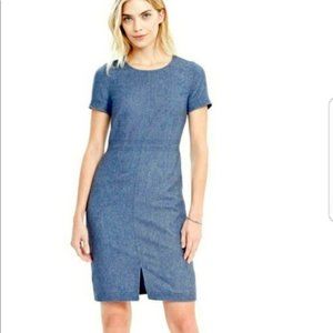 Banana Republic Light Blue Wool Women Dress Size 4